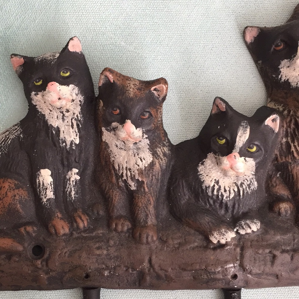 Cat Hanger Rack Cast Iron - Picture 13 of 15